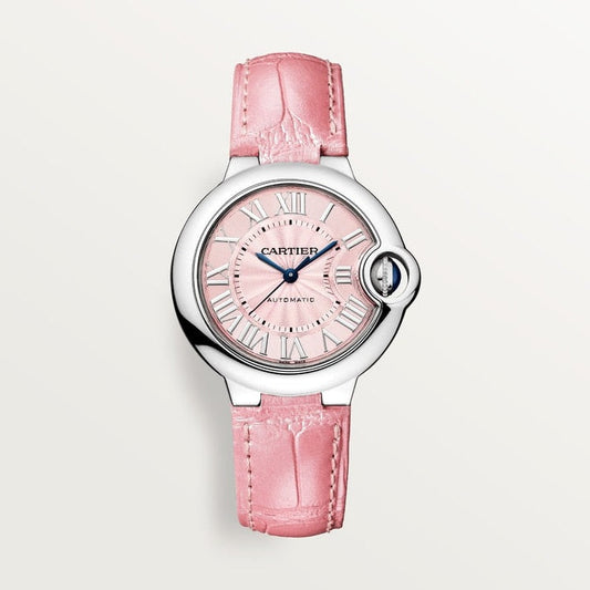 33 Mm, Movimiento Automático, Acero, Cuero