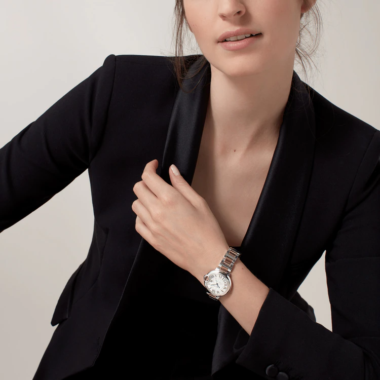 33 Mm, Movimiento Mecánico De Carga Automática, Oro Amarillo, Acero