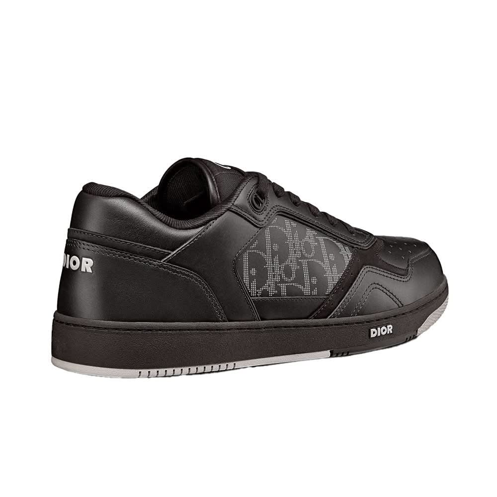Dior B27 Low Black Dior Oblique Galaxy Leather Grey - Copva