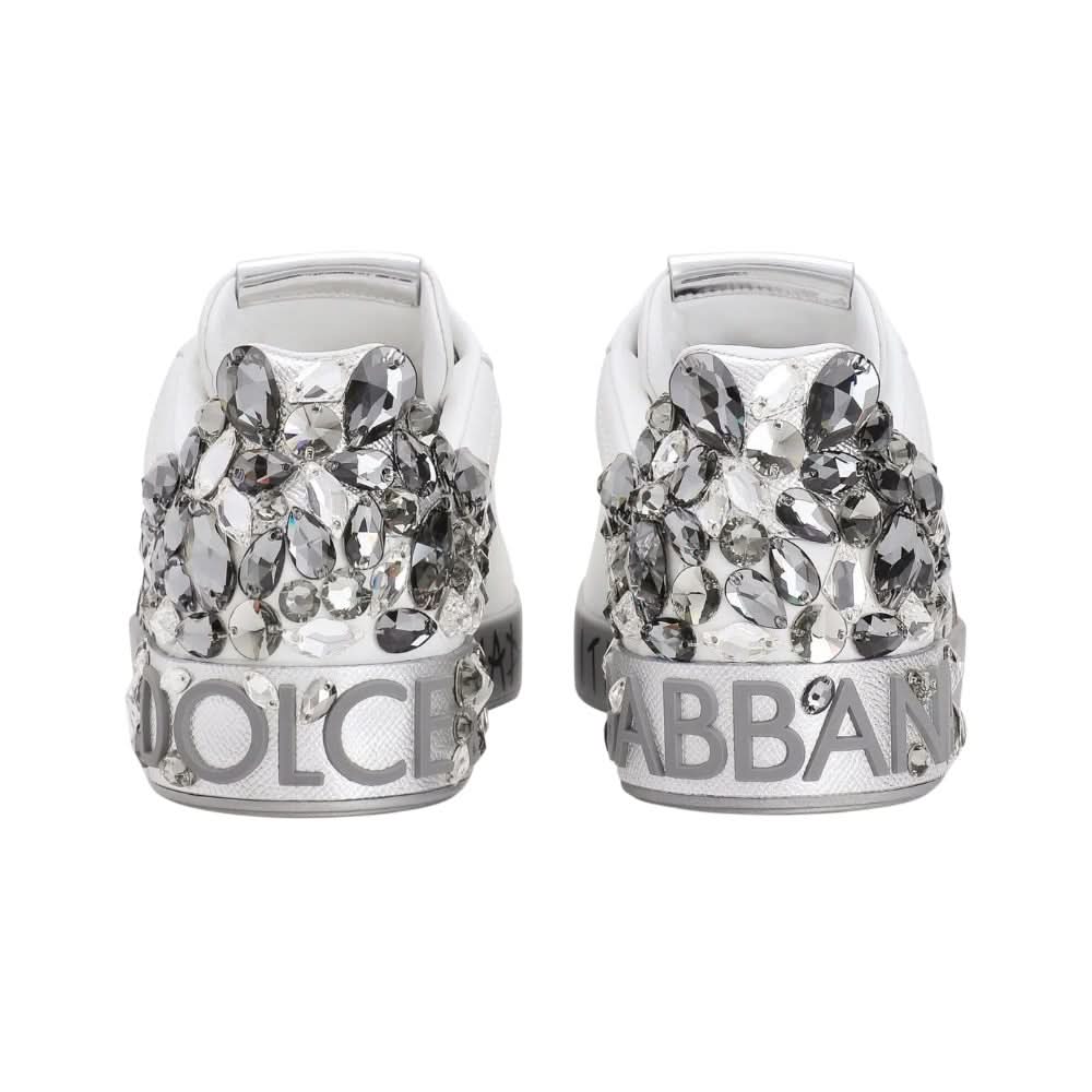 DOLCE & GABBANA  White ‘Portofino’ Sneakers - Copva