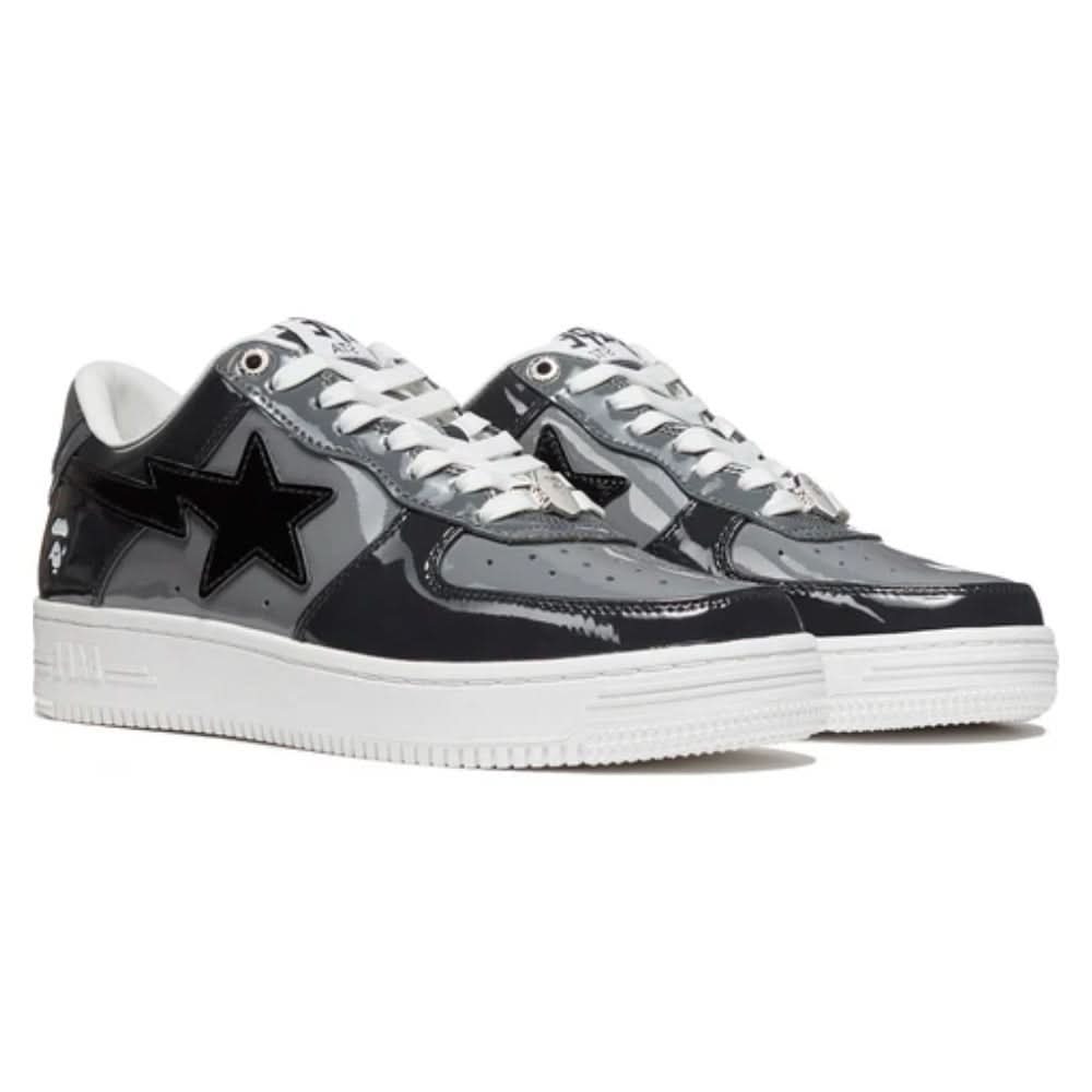 Bape Bapesta Low 'Black Grey'