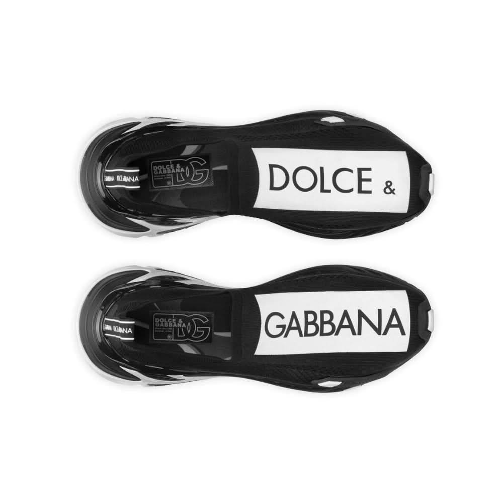 Dolce & Gabbana Stretch Mesh Fast Sneaker 'Black' - Copva