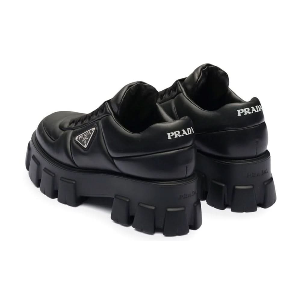 Prada Soft 55mm leather lace-up shoes - Copva