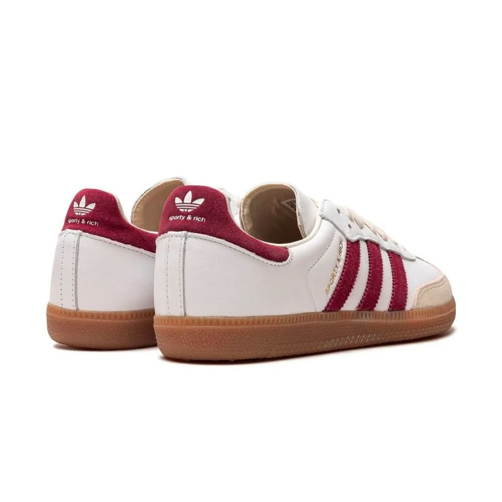 Sporty & Rich x Adidas Samba OG 'White Core Burgundy' - Copva