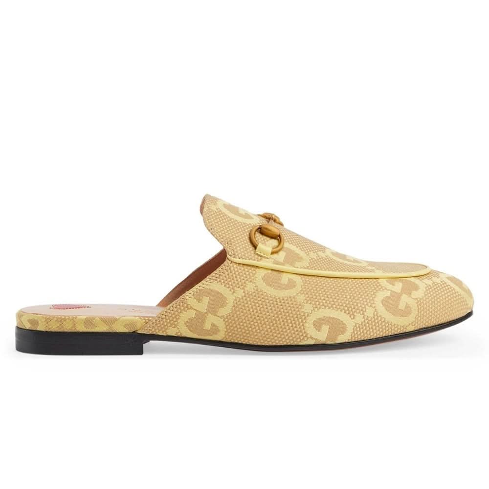 Gucci Jumbo GG Princetown Slipper 'Yellow' - Copva
