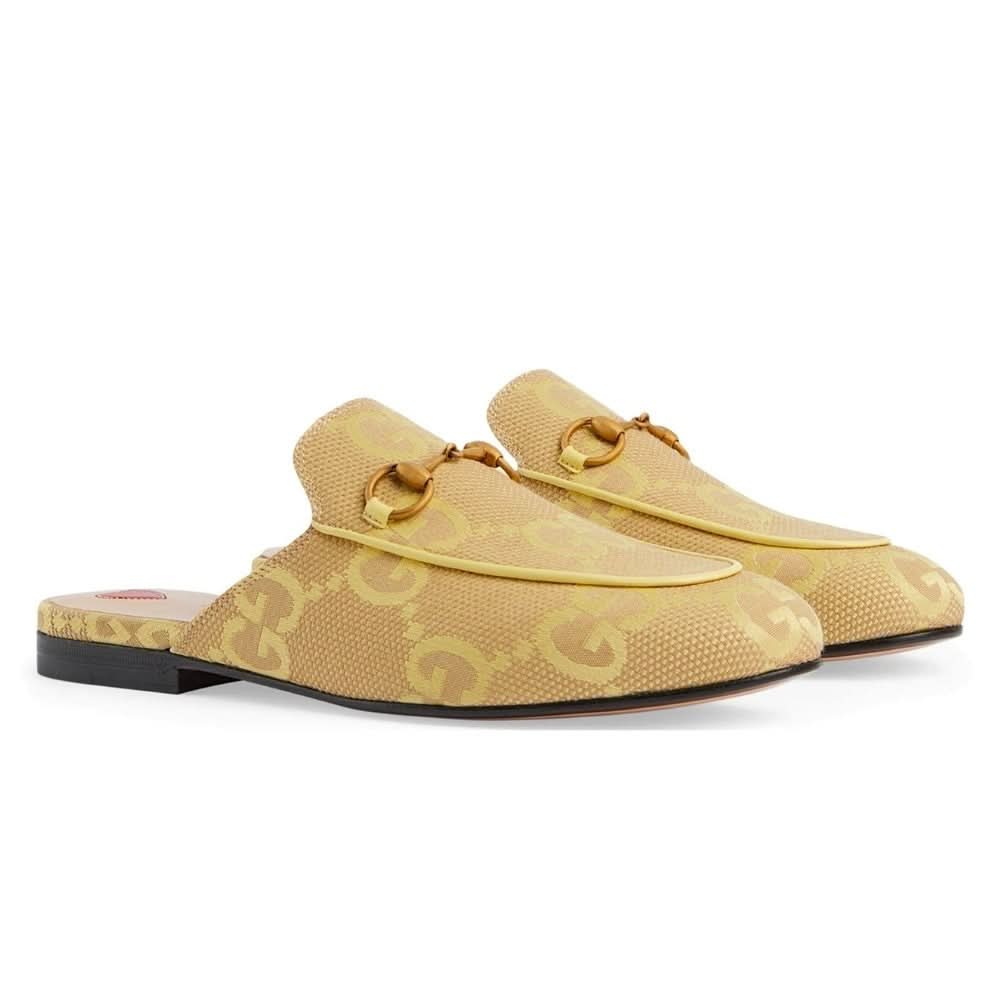 Gucci Jumbo GG Princetown Slipper 'Yellow' - Copva