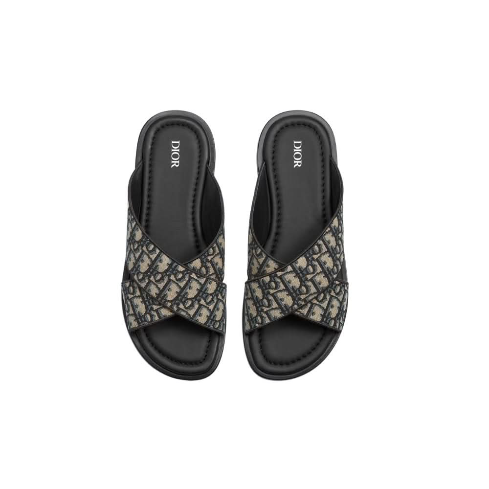 Dior Alias Sandal 'Dior Oblique - Beige Black' - Copva