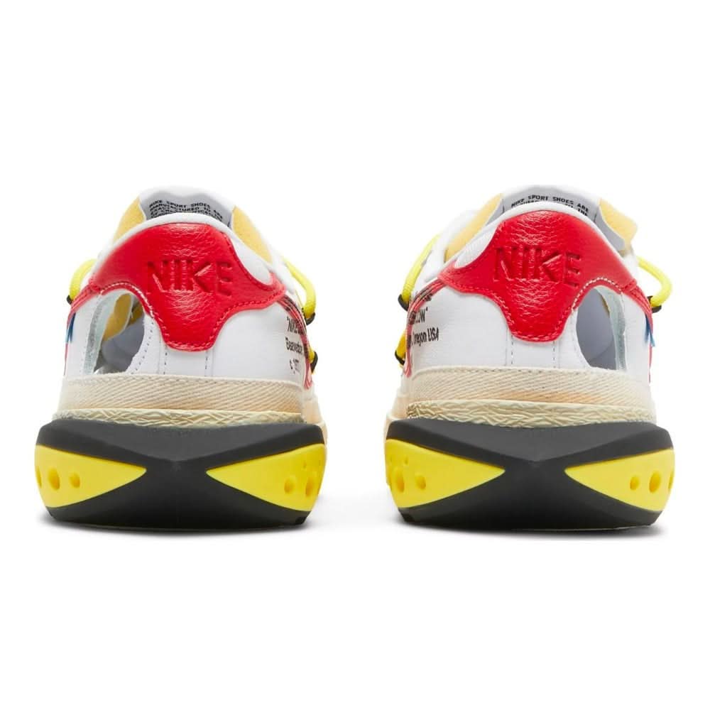 Off-White x Nike Blazer Low 'White University Red' - Copva