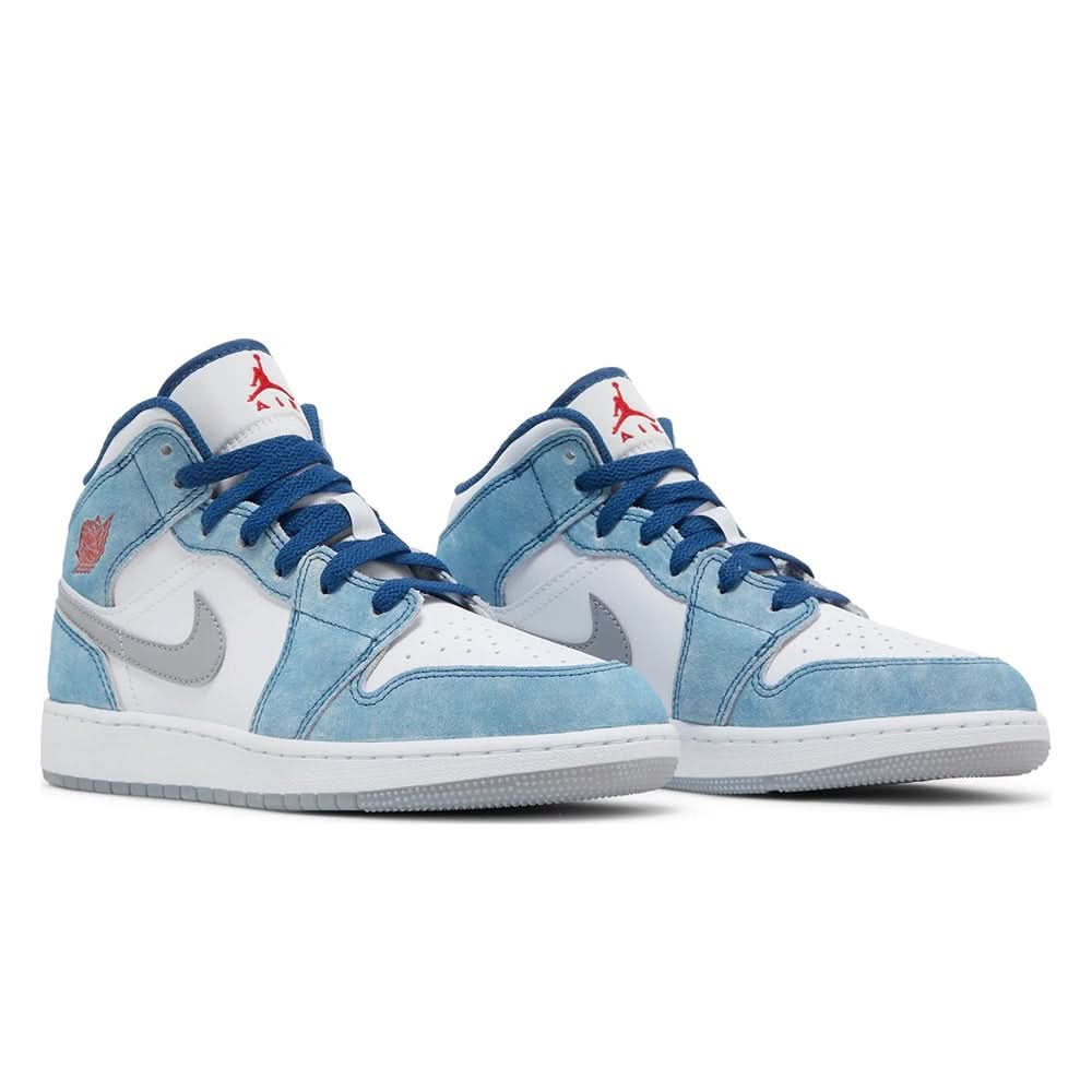 Air Jordan 1 Mid SE GS 'French Blue' - Copva