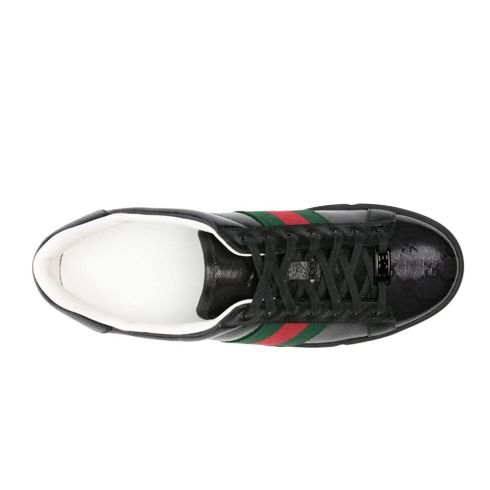Gucci  Ace GG Crystal canvas sneakers 'Black' - Copva