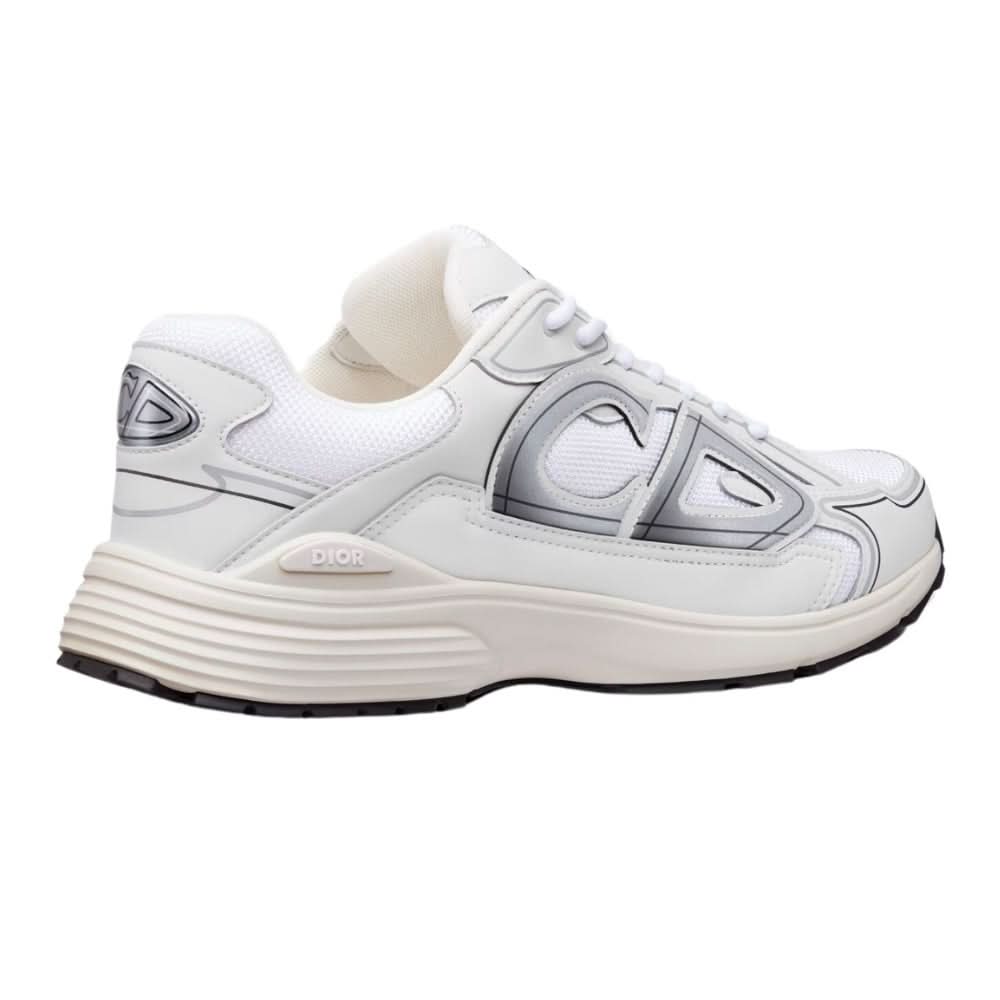 Dior B30 White Mesh And Technical Fabric Low Top Sneakers - Copva
