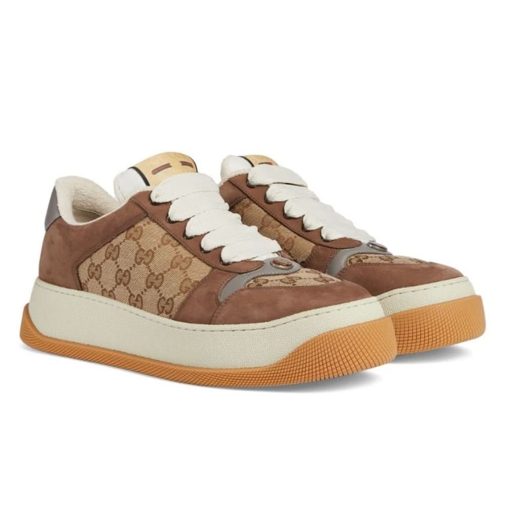 Gucci Screener GG Supreme sneakers 'brown' - Copva