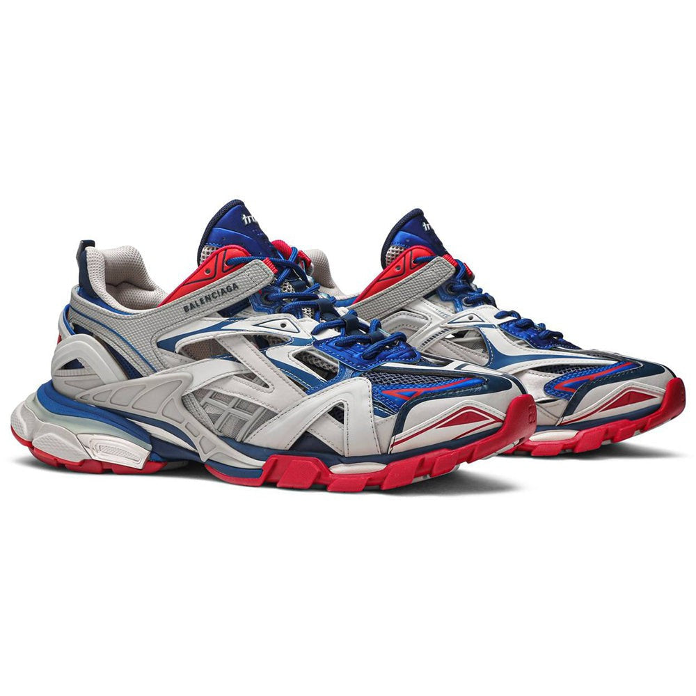 Balenciaga Men's Beige And Blue Track 2 - Copva