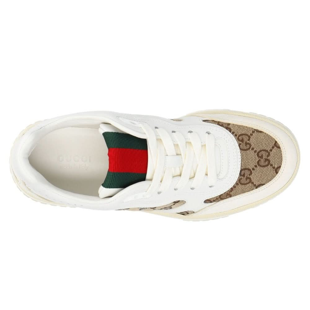 Gucci Re-Web Sneaker 'Original GG Canvas White' - Copva