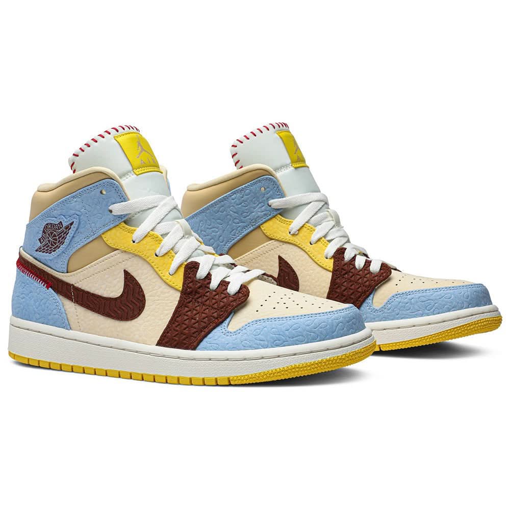 Maison Chateau Rouge x Air Jordan 1 Mid SE 'Fearless' - Copva