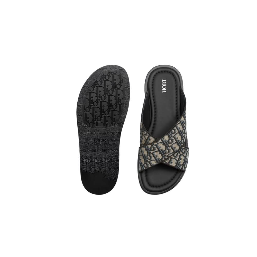 Dior Alias Sandal 'Dior Oblique - Beige Black' - Copva