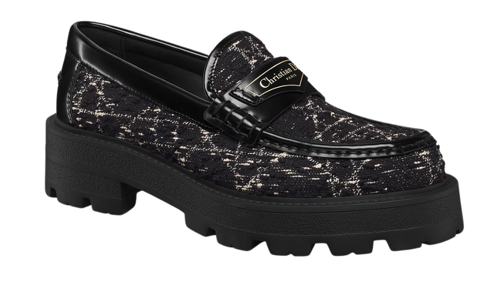 Dior Boy Platform Loafer "Black and White"