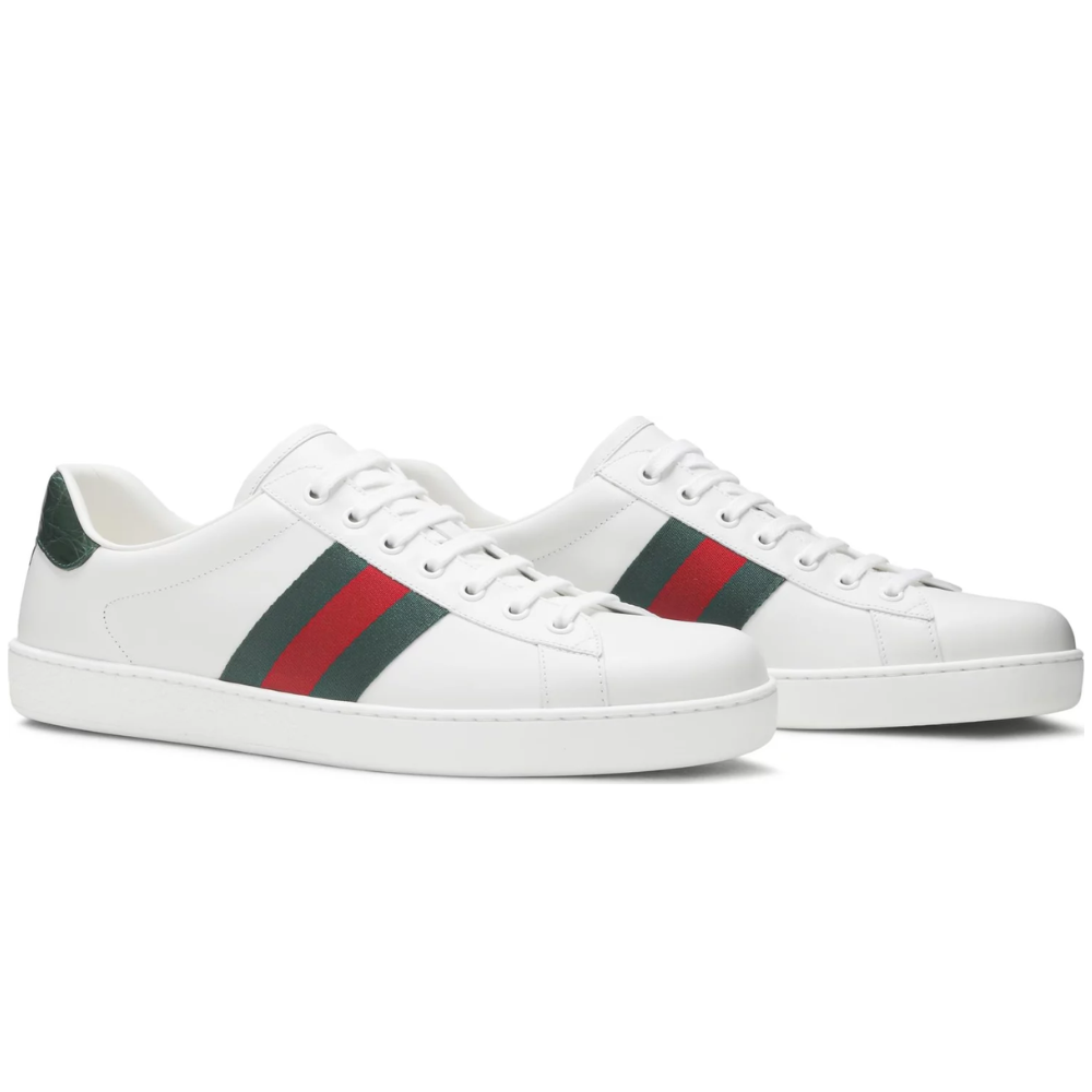 Gucci Ace Leather Sneakers 'White'