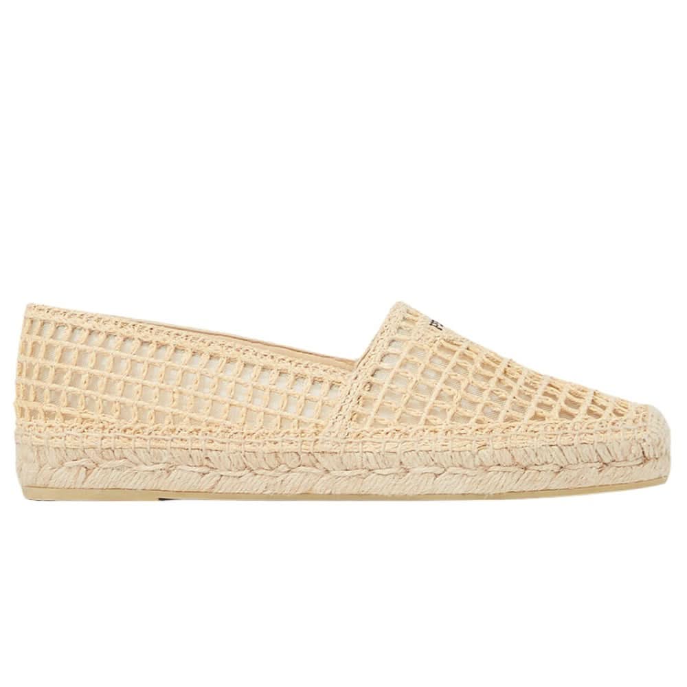 Prada Crochet espadrilles 'Natural' - Copva