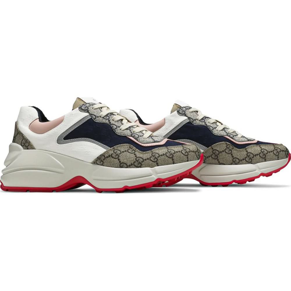 Gucci GG Rhyton 'Beige White Pink' - Copva