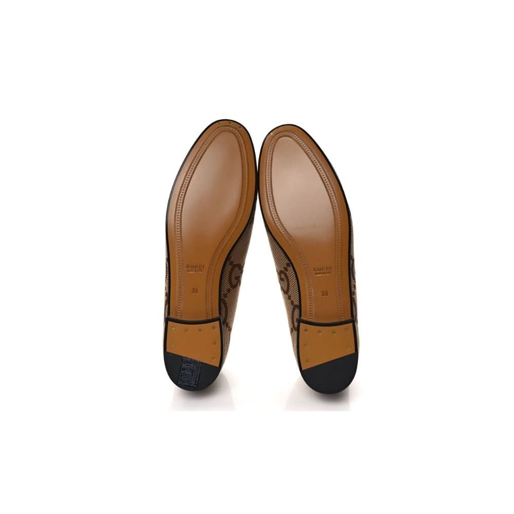 Women's Maxi GG Gucci Jordaan Loafer 'Camel Ebony' - Copva