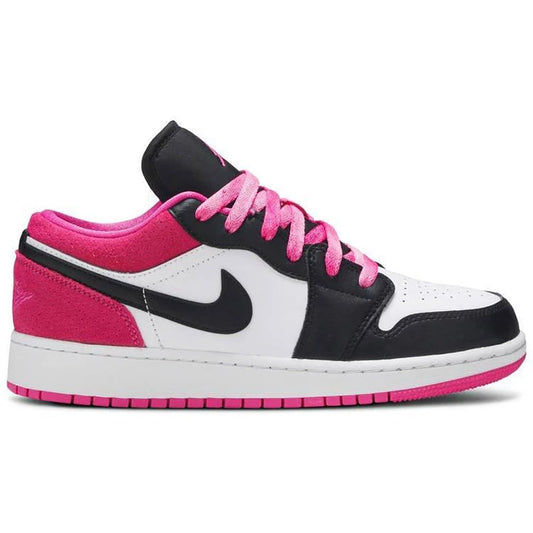 Air Jordan 1 Low SE GS 'Black Active Fuchsia' - Copva