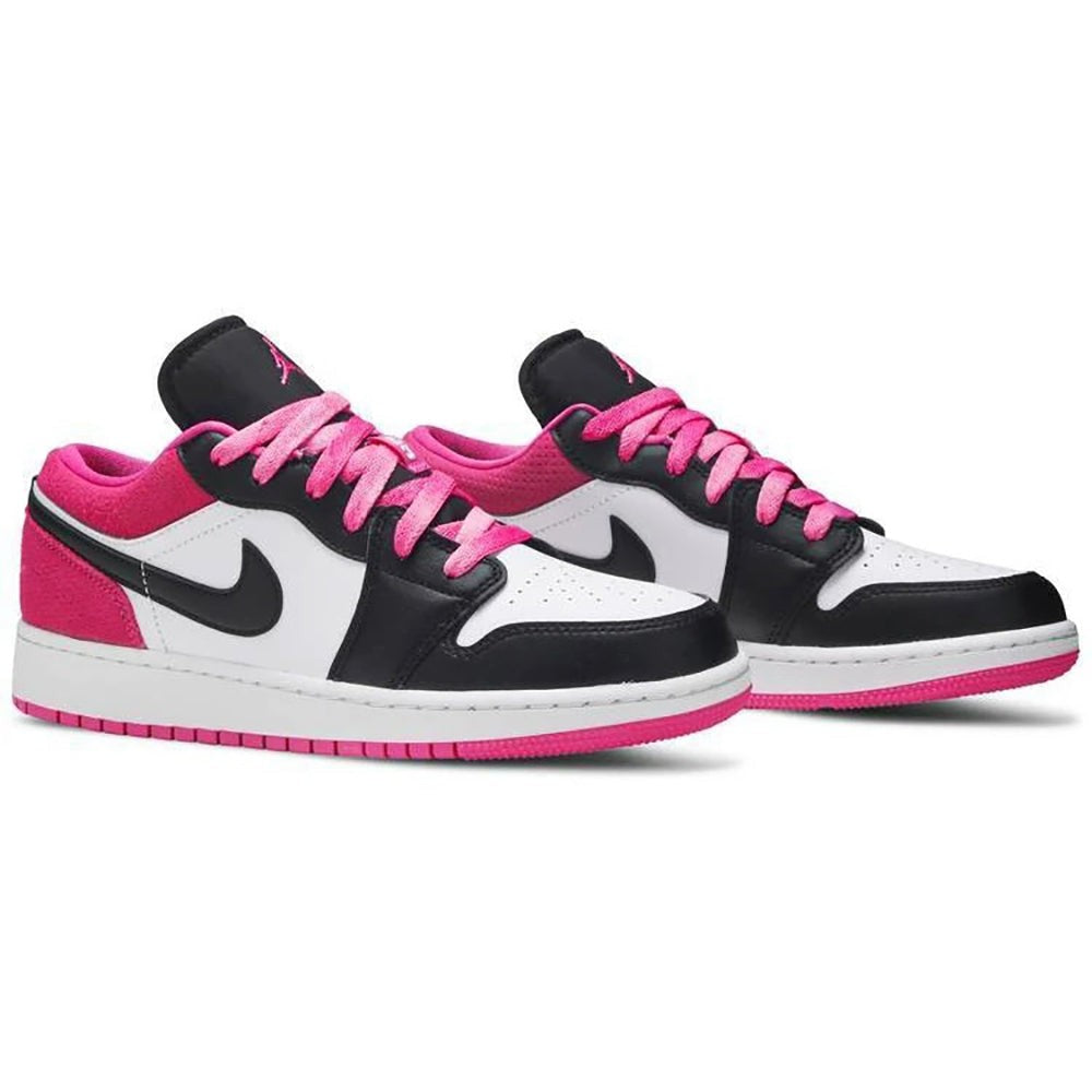 Air Jordan 1 Low SE GS 'Black Active Fuchsia' - Copva