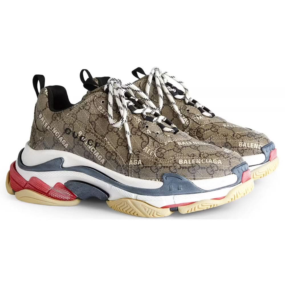 Gucci x Balenciaga The Hacker Project Triple S Beige - Copva