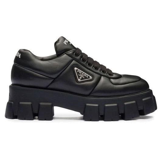 Prada Soft 55mm leather lace-up shoes - Copva