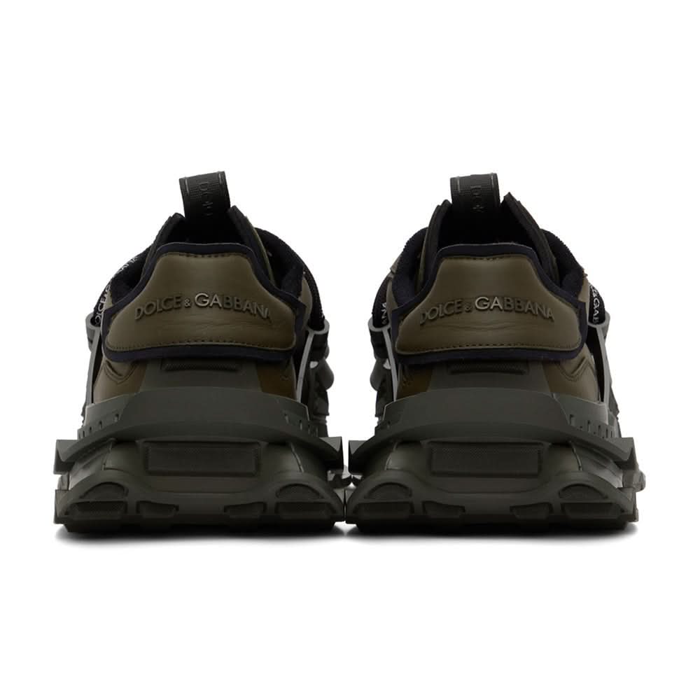 Dolce & Gabbana Khaki Space Low-Top Sneakers - Copva