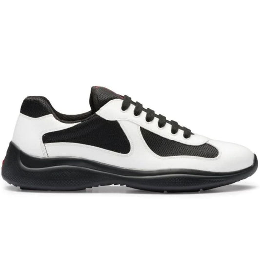 Prada  America's Cup Patent Leather "White / Black" - Copva