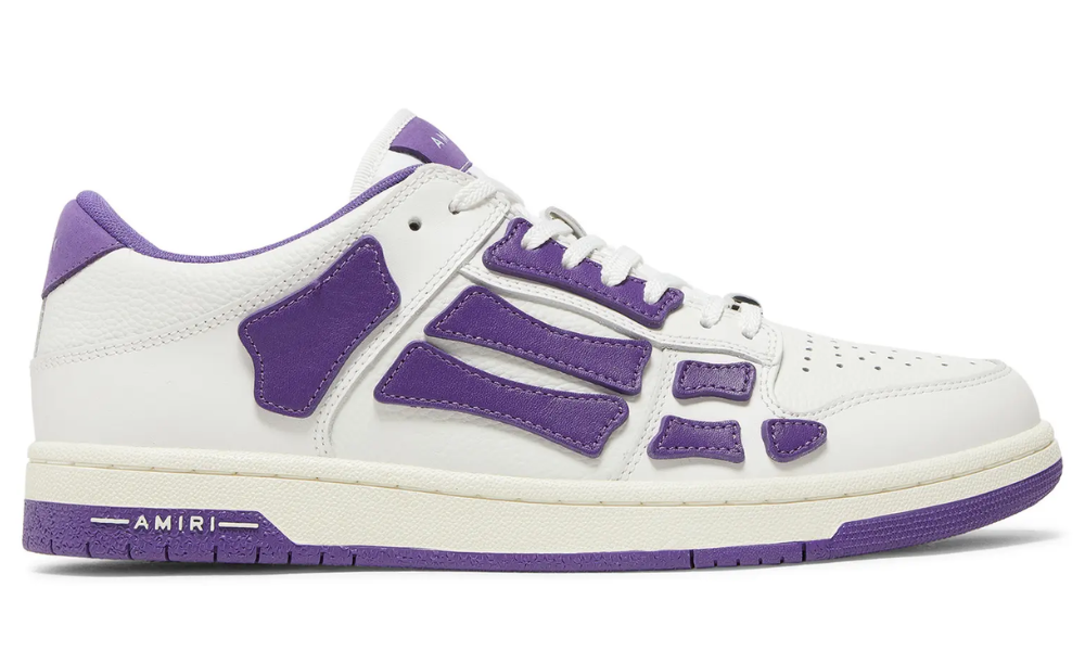 Amiri Skel Top Low 'White Purple'