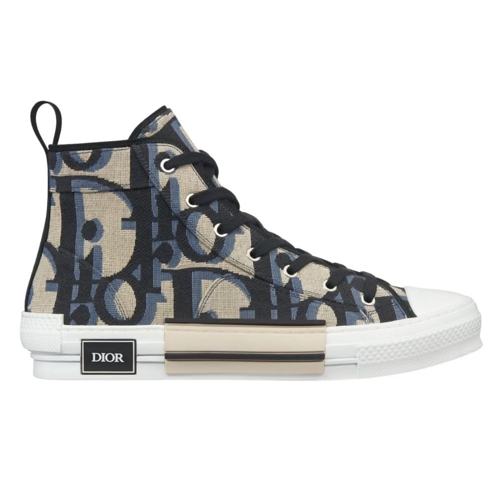 Dior B23 High 'Maxi Dior Oblique - Beige Black' - Copva