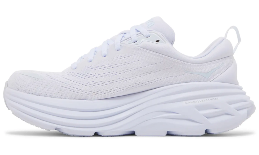 Hoka Bondi 8 'White'