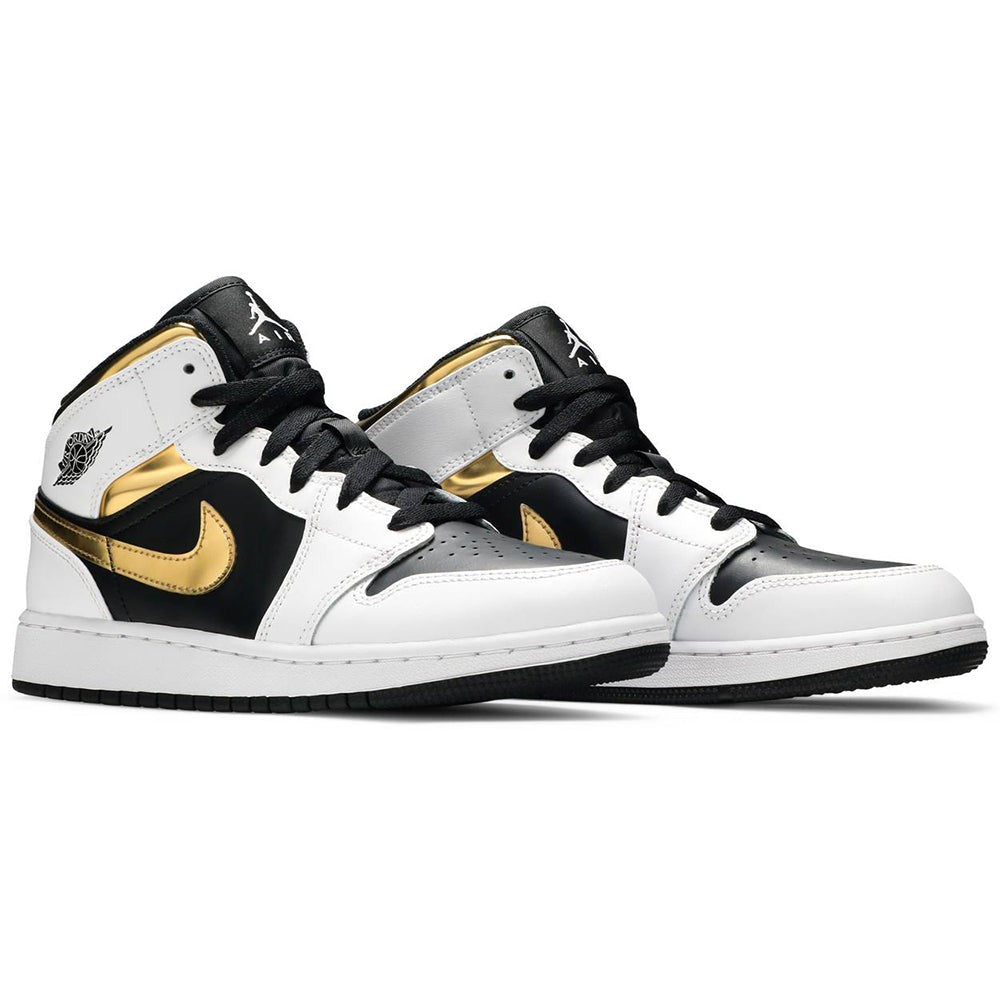 Air Jordan 1 Mid GS 'White Gold' - Copva