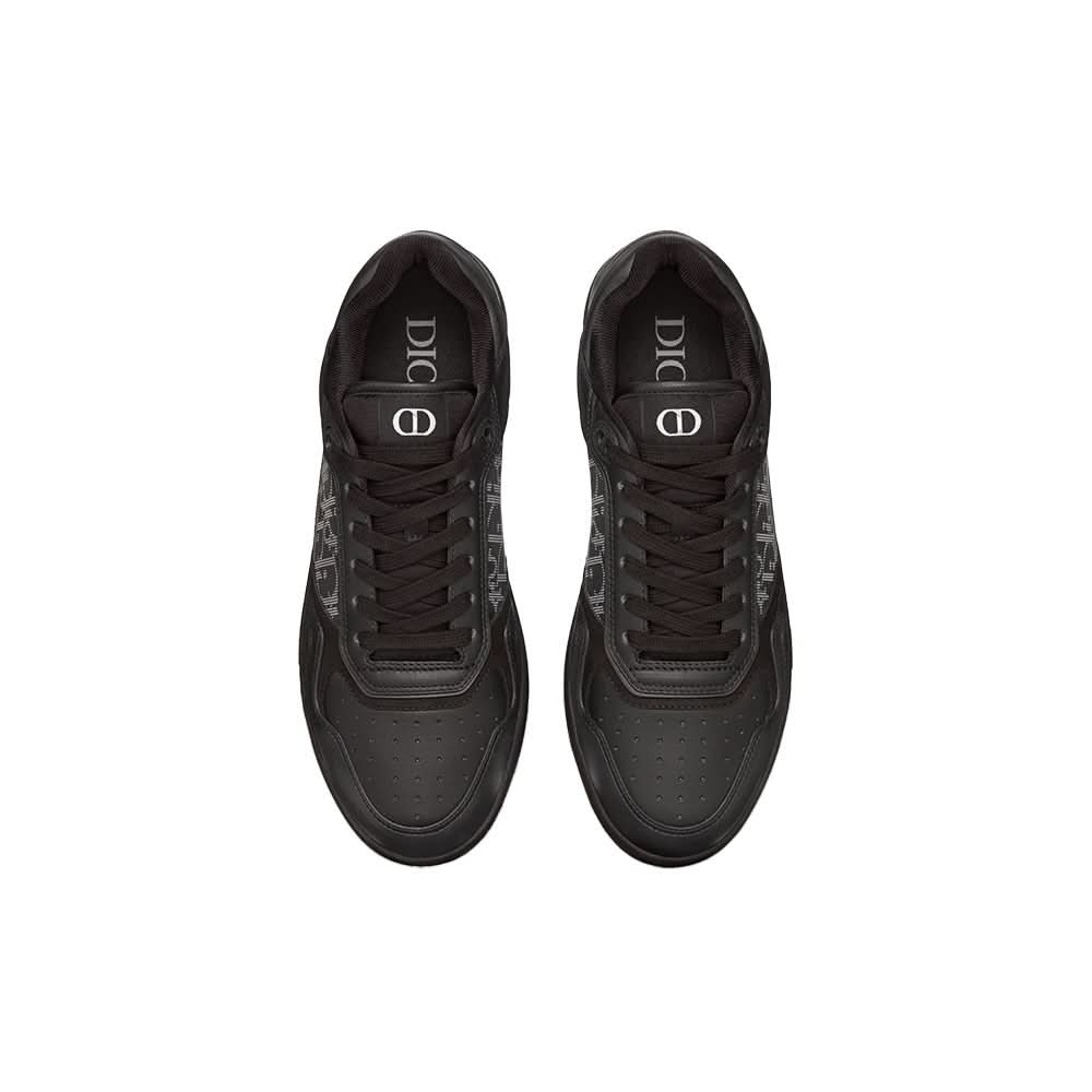 Dior B27 Low Black Dior Oblique Galaxy Leather Grey - Copva