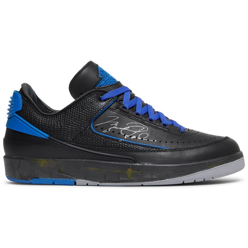 Off-White x Air Jordan 2 Retro Low SP 'Black Varsity Royal' - Copva