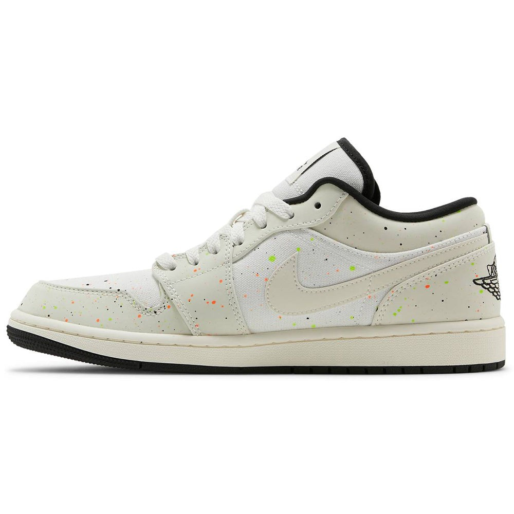 Air Jordan 1 Low 'Brushstroke Swoosh - Paint Splatter' - Copva