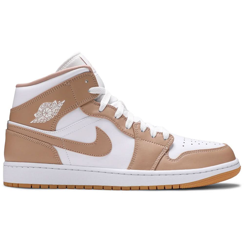 Air Jordan 1 Mid 'Tan Gum' Sneakers - Copva