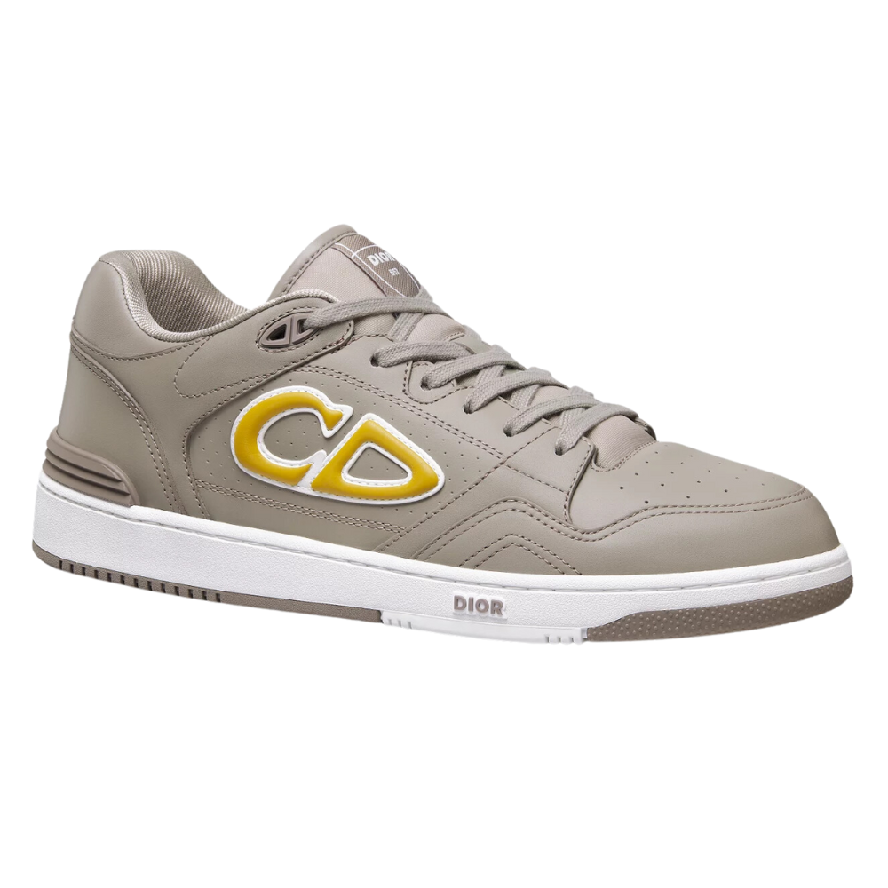 Dior B57 "Gray and Yellow Smooth Calfskin"