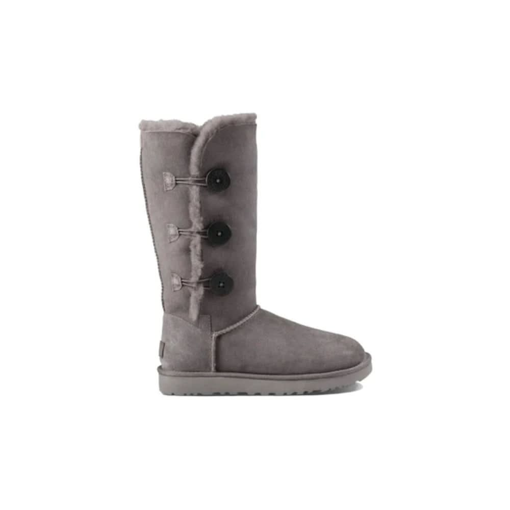 UGG Bailey Button Triplet II Chestnut Boots 'Grey' - Copva