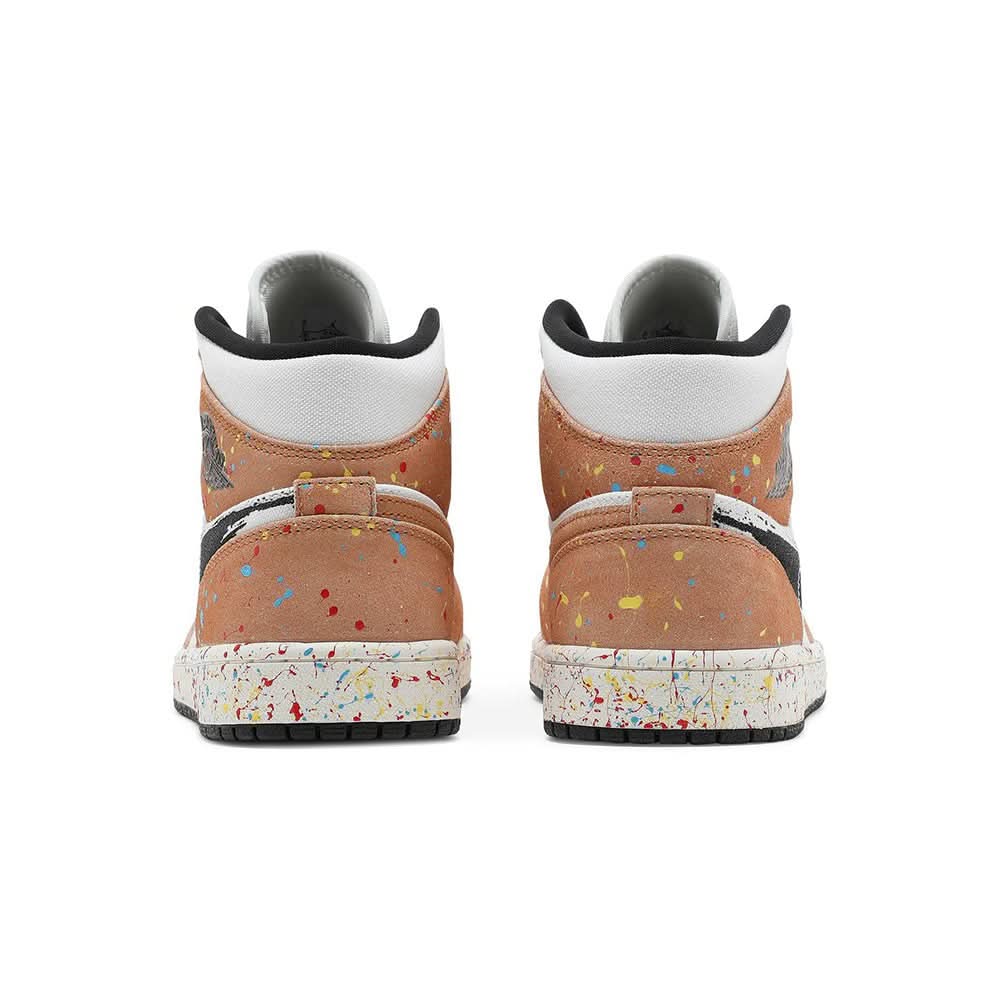 Air Jordan 1 Mid SE 'Brushstroke Paint Splatter' - Copva