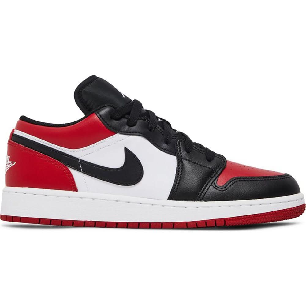 Air Jordan 1 Low GS 'Bred Toe' - Copva