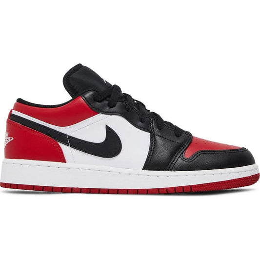 Air Jordan 1 Low GS 'Bred Toe' - Copva