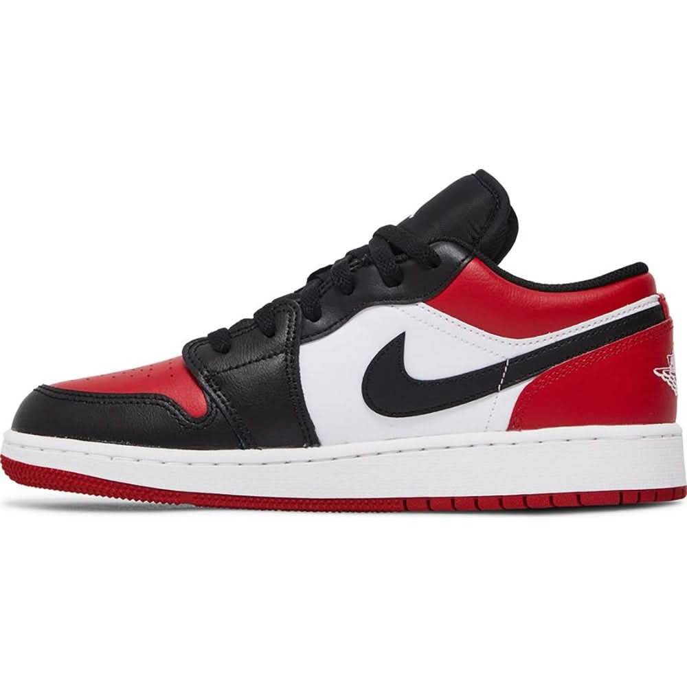 Air Jordan 1 Low GS 'Bred Toe' - Copva
