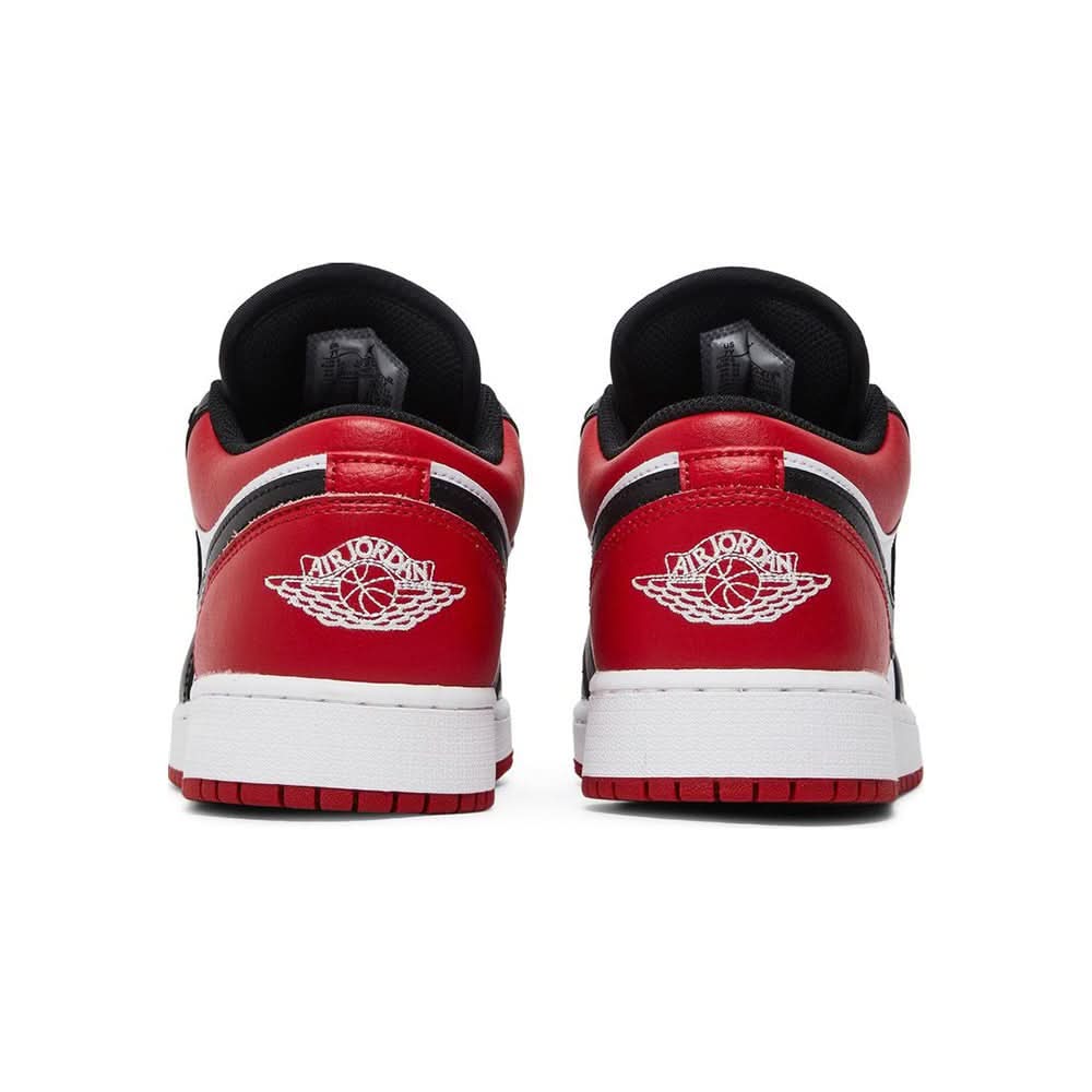 Air Jordan 1 Low GS 'Bred Toe' - Copva