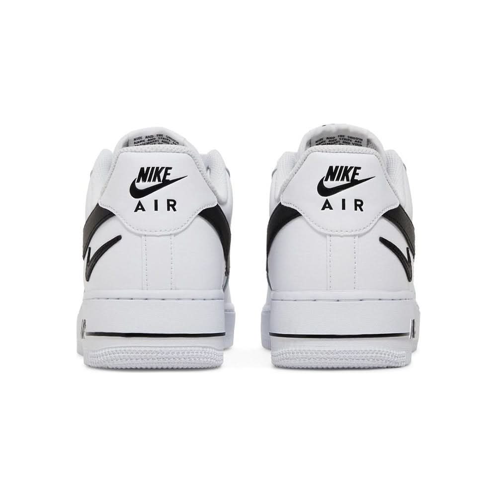 Air Force 1 '07 'Cut Out Swoosh - White Black' - Copva