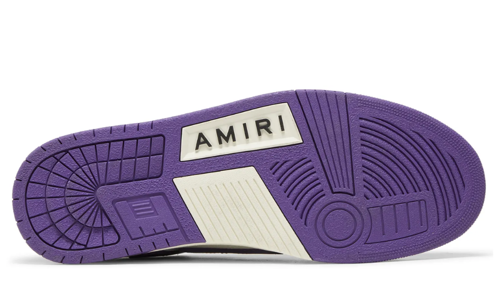 Amiri Skel Top Low 'White Purple'
