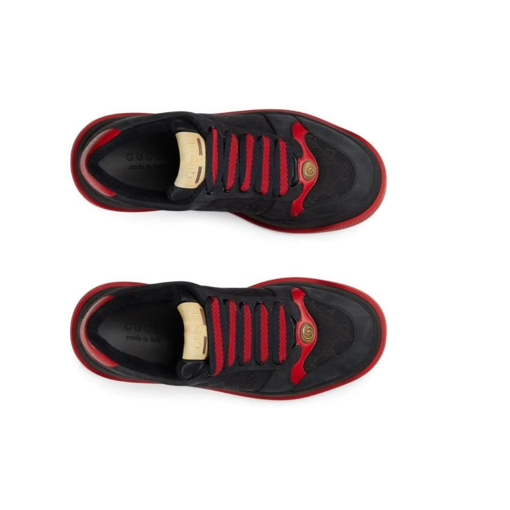 Gucci Screener GG Supreme sneakers 'Black Red' - Copva