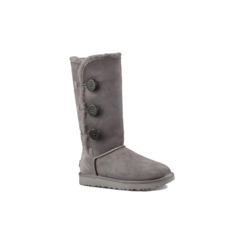 UGG Bailey Button Triplet II Chestnut Boots 'Grey' - Copva